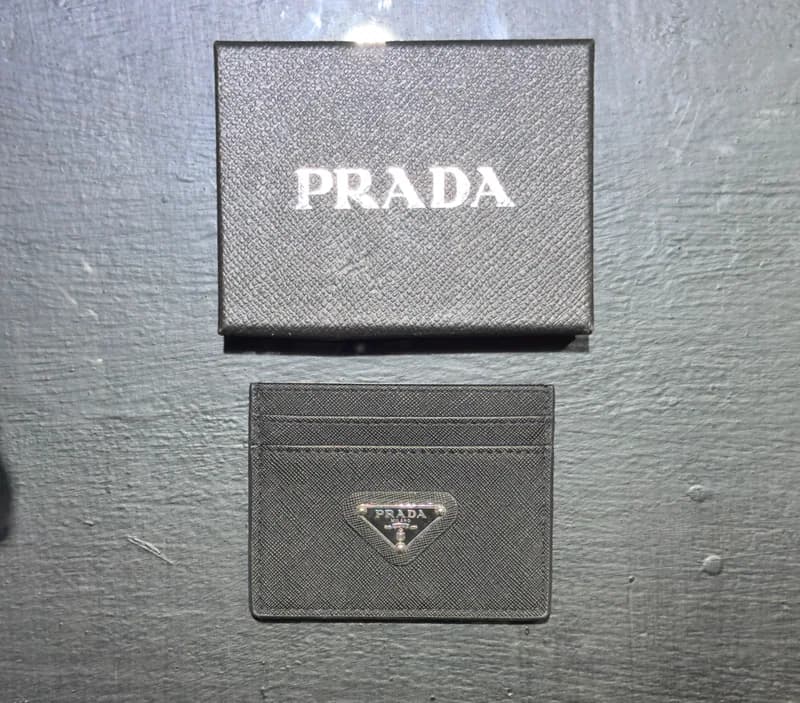 Prada Tarjetero Prada negro — Tarjeteros
