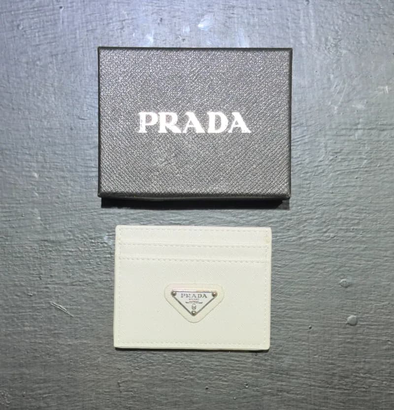 Prada Tarjetero Prada blanco — Tarjeteros