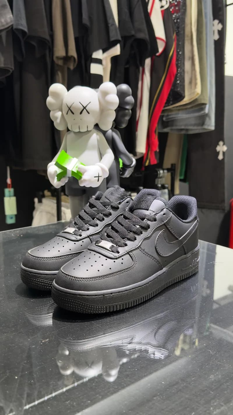 Nike Zapatillas Nike Air Force negras — Zapatillas