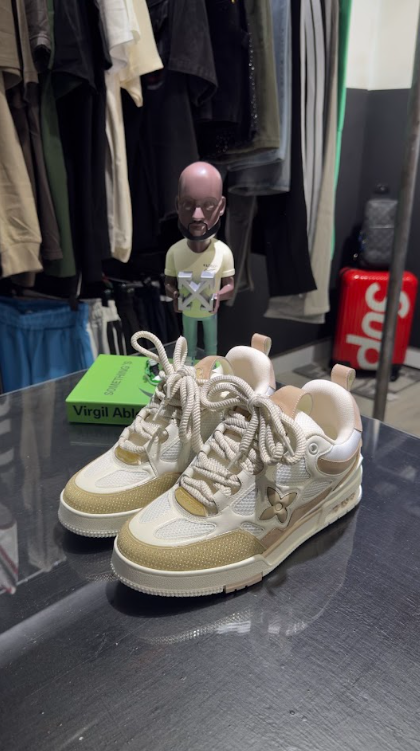 Louis Vuitton Zapatilla Louis Vuitton Skate Beige — Zapatillas