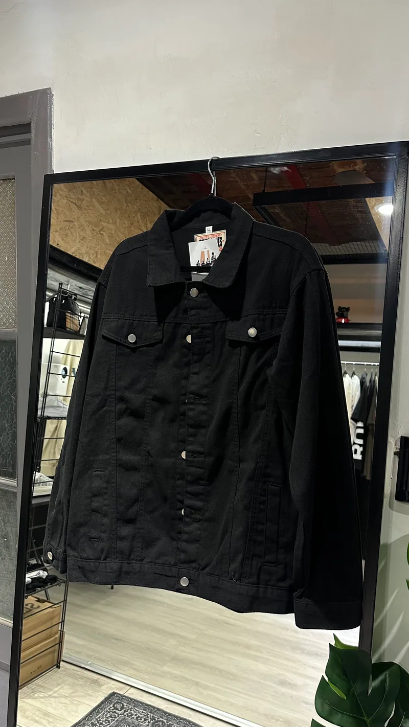 Corteiz Campera de jean negra Corteiz — Camperas