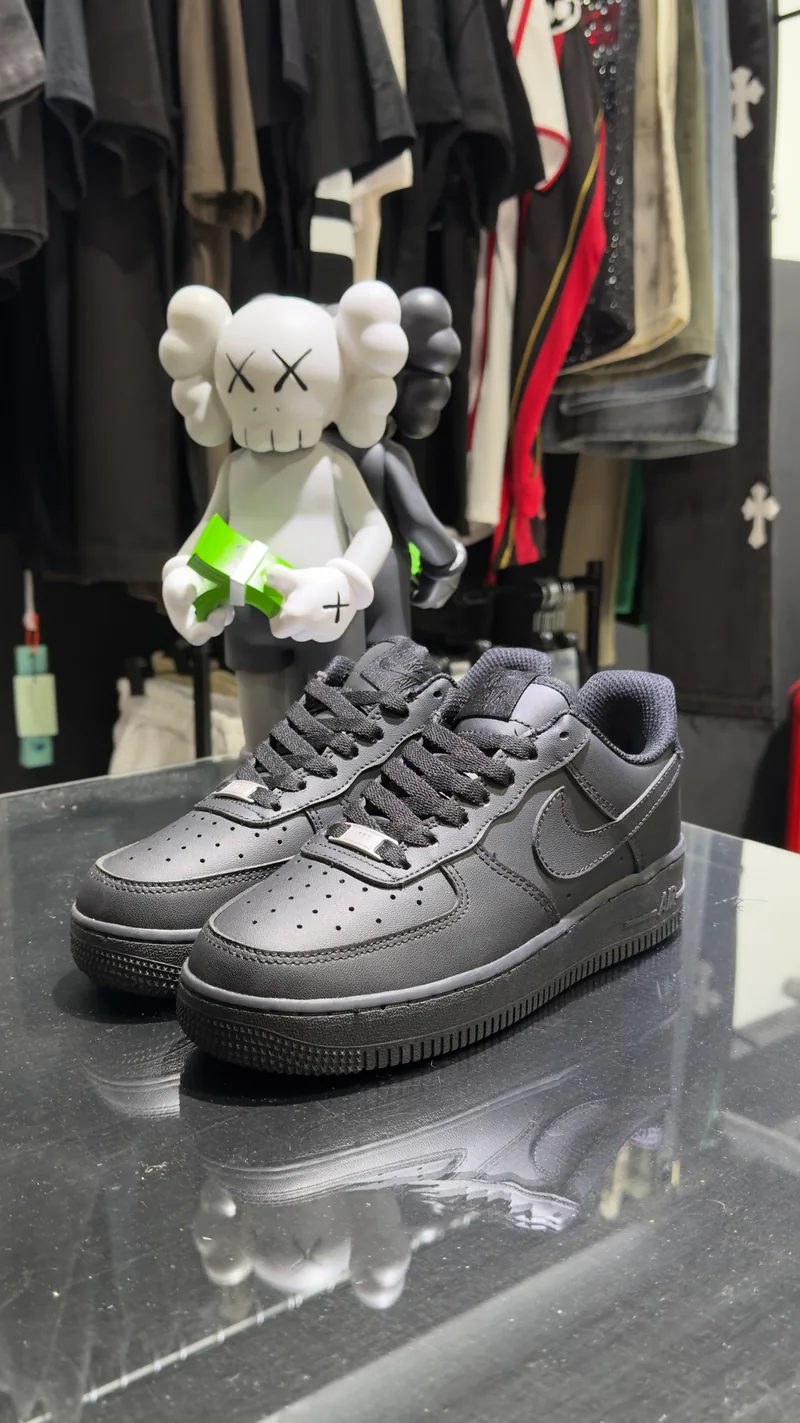 Nike Zapatillas Nike Air Force negras — Zapatillas